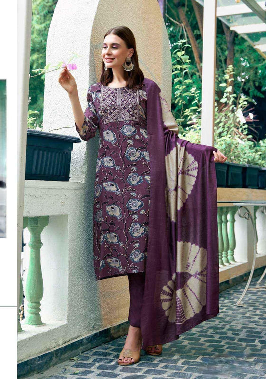 Tie Up in Style
Unstitched cotton kurti set with playful sleeves and border details – effortless elegance 💫👒
