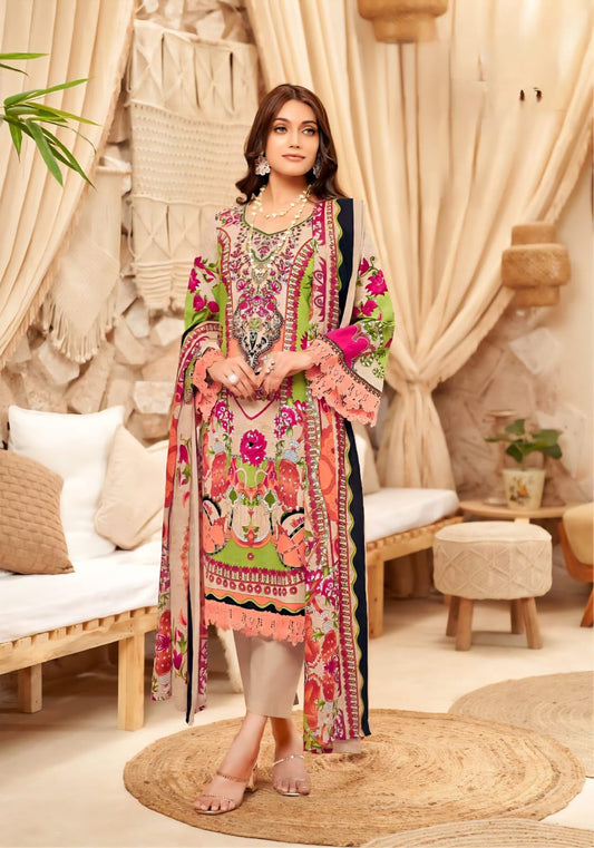 Make every day effortlessly stylish.
Our latest Pakistani suit is all about vibrant prints and flowy comfort — perfect for your everyday elegance. 🌸
