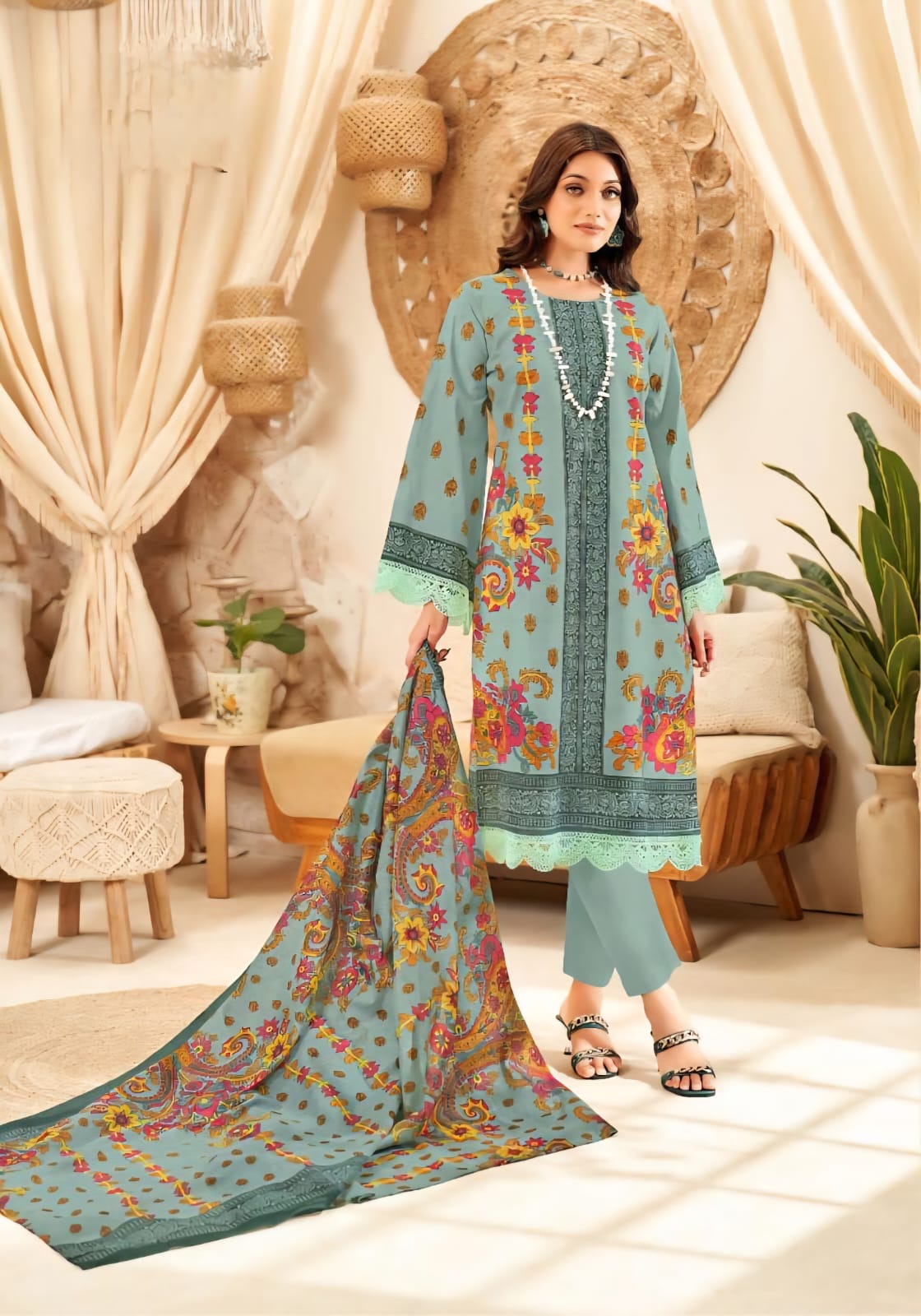 Classic prints, timeless comfort.
Our latest Pakistani lawn suit is made for those who love effortless elegance—everyday wear that stands out. 🌼